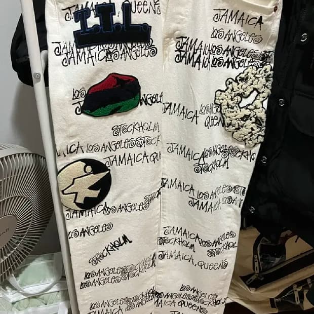 정품) 데님 티어스 스투시 아워레가시 ttl 500 진 화이트