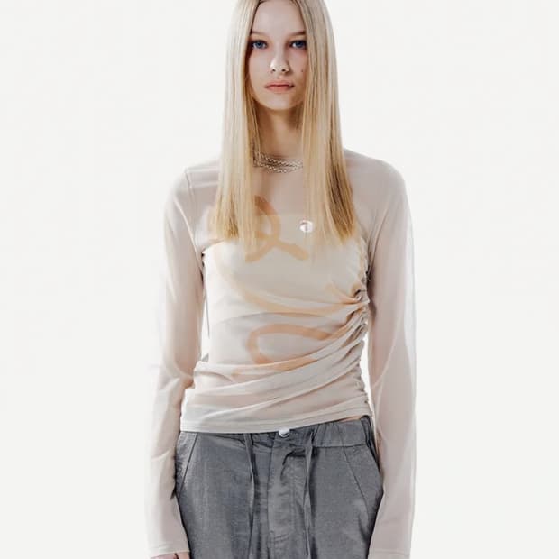 Debby Upper mesh string top