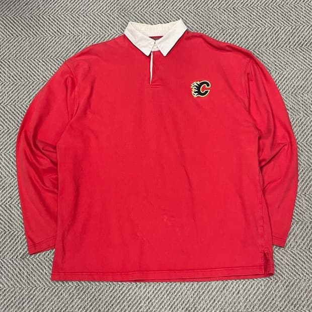 NHL 칼 뱅크스 자수 럭비티 v0442