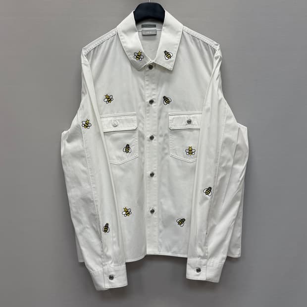 디올 x 카우스 꿀벌 자수 셔츠 ( 105~110 )