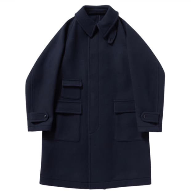 23FW 캡틴선샤인 트레블러 코트 네이비 42 새상품