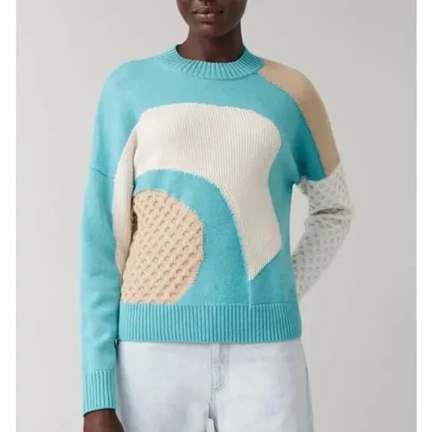 코스 콘트라스트 니트 /여성 니트/ 남성 니트