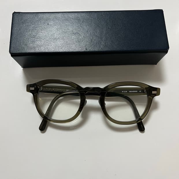 YUN 안경 DANTE 47size khaki