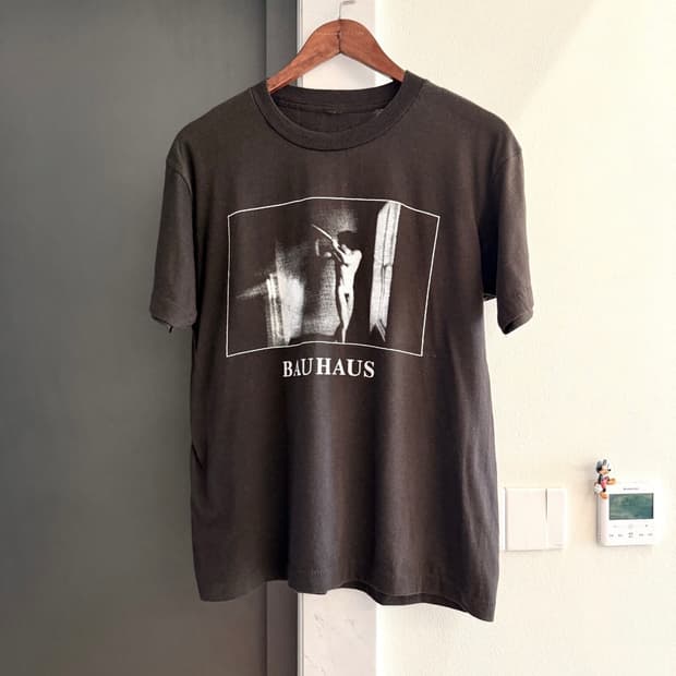 빈티지 80s Bauhaus 티셔츠