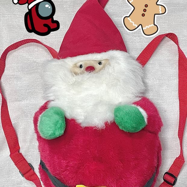 빈티지 크리스마스 산타 가방