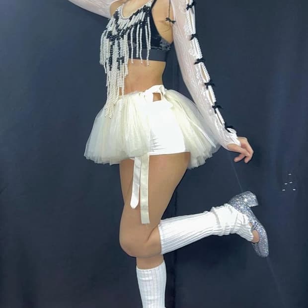 Nodress 노드레스 화이트 볼레로 가디건