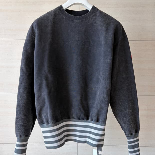 신품)SS19' 카브엠트 WIDE RIB HEAVY CREW NECK