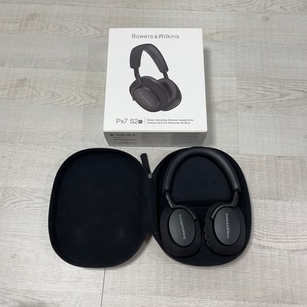 Bowers&Wilkins Px7 S2e 블랙 헤드폰 바워스앤윌킨스