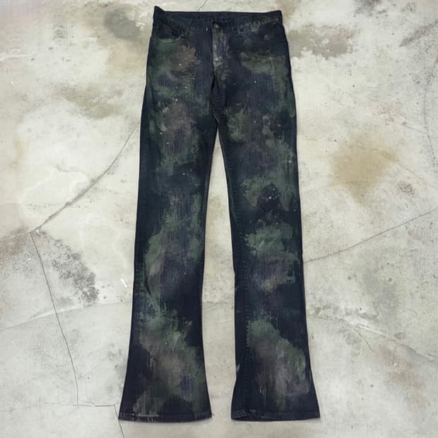[29] L.G.B S-WOLF Mud Dyed Flare Denim