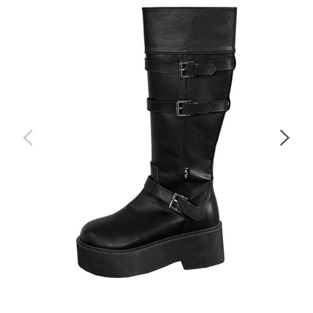 애즈온 마야부츠 롱 245 블랙 양도