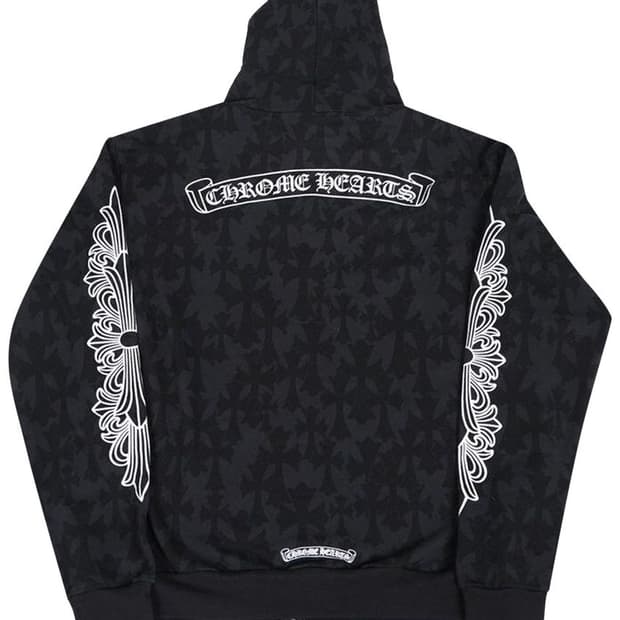 크롬하츠 세메터리 플로랄 후드집업 사이즈 L (인보이스 포함)