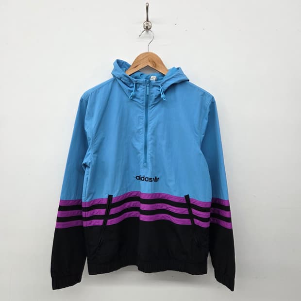 아디다스 아노락 바람막이 남m