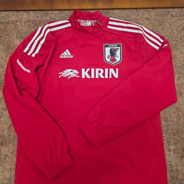 아디다스  20-21 시즌 일본 국대 트레이닝 탑 M