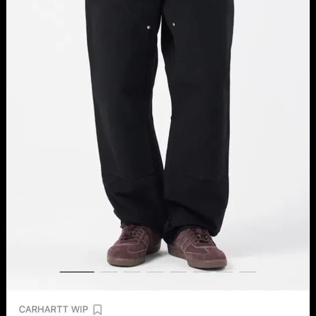 칼하트 wip 더블니 워크팬츠 31X32