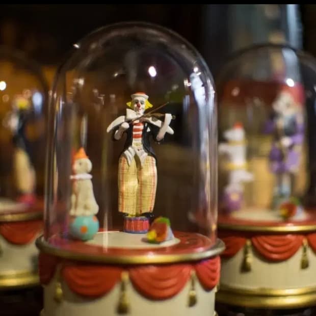 일본 오타루 서커스 오르골 소품