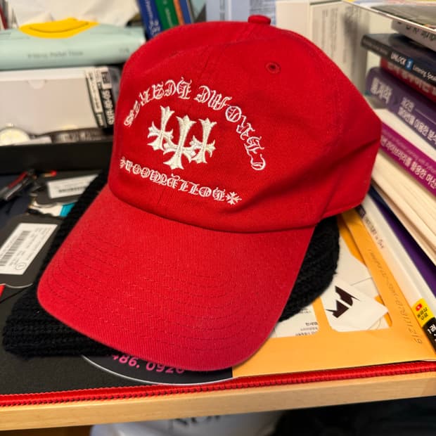 nptsss 크롬하츠 레드 볼캡🧢