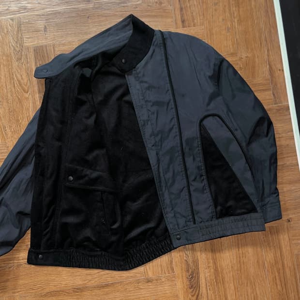 빈티지 리버시블 봄버자켓