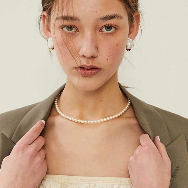 빈티지헐리우드 Classic Pearl Necklace (진주목걸이)