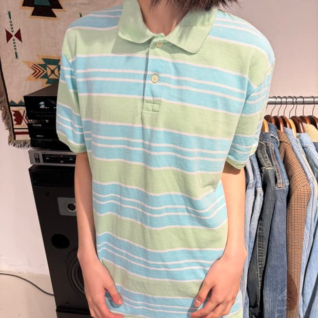 St Johns Bay 민트 스트라이프 카라티