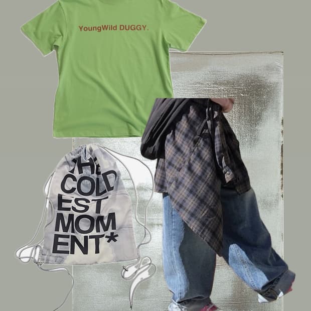 봄 개강룩 더콜디스트모먼트백 세트코디