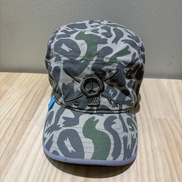 00s 스투시 스컬 카모 캠프캡 