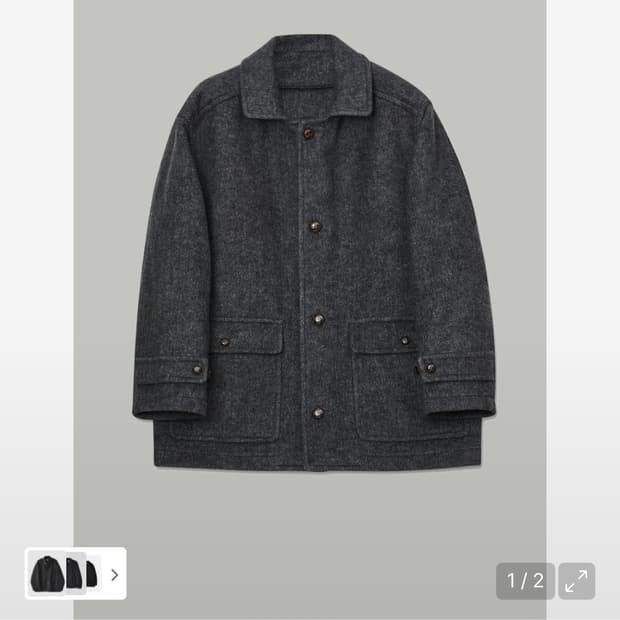 트래드 클럽 하프 코트 (울 70)