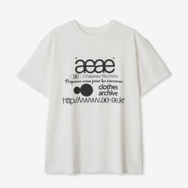 WEB LOGO T-SHIRTS [WHITE]