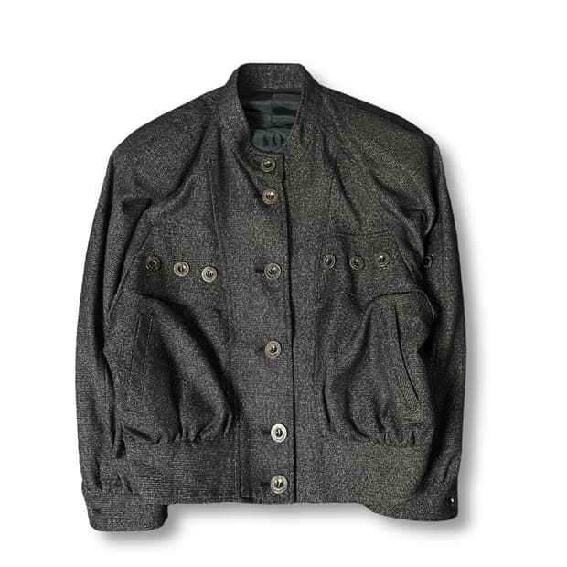 JPN 멀티버튼 크롭 자켓