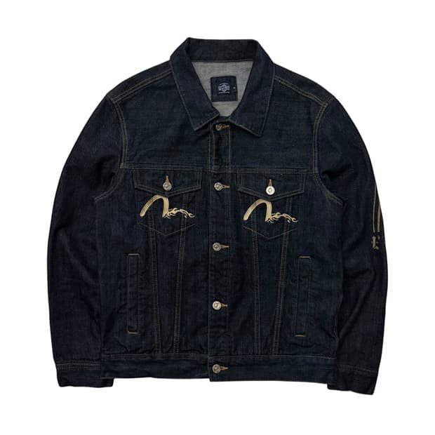 Evisu 에비수 프린팅 데님 자켓