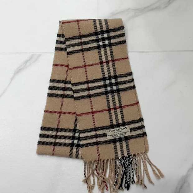 버버리 메리노울 캐시미어 머플러