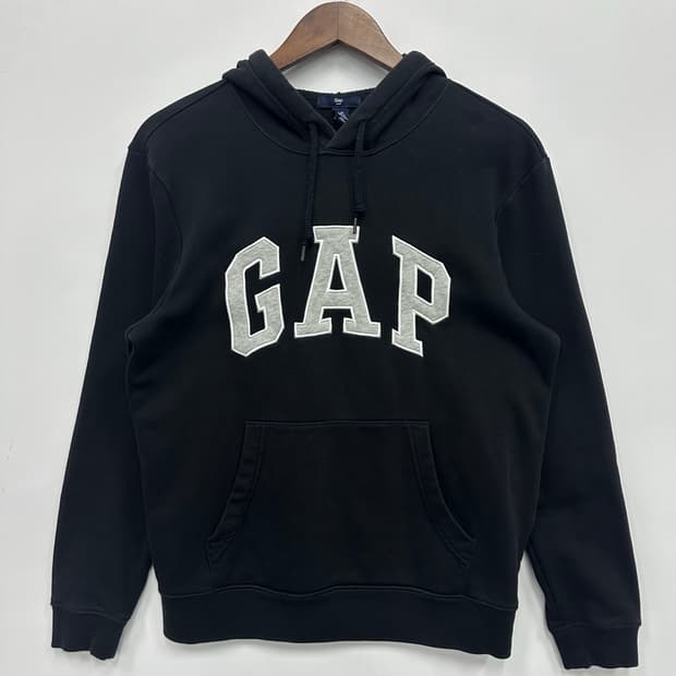 갭 블랙 후드티 