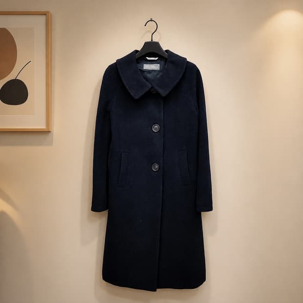 막스마라 Max Mara 버진울 롱코트 IT 40사이즈