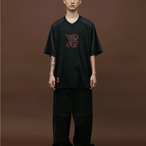 예스아이씨 ST satin 사틴 풋볼 티셔츠