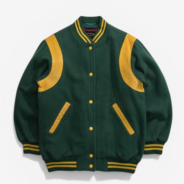 O-0306 90s Mcgregor Varsity Jacket