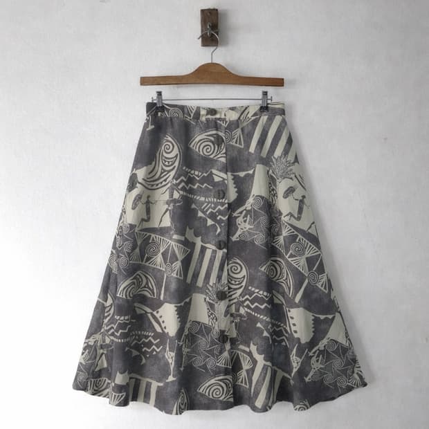 Pattern vintage skirt