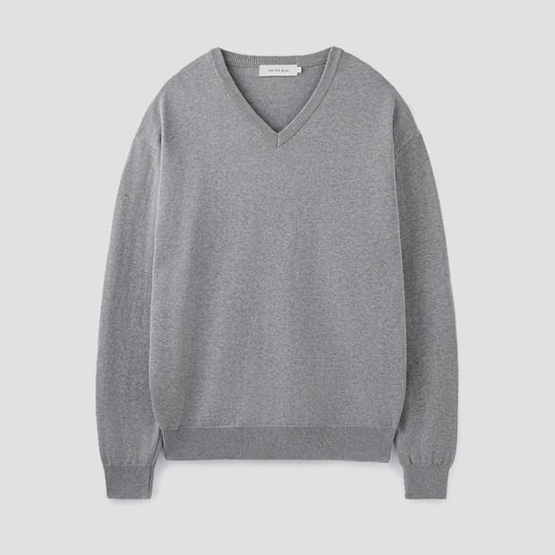 유니온블루 코튼 브이넥 L