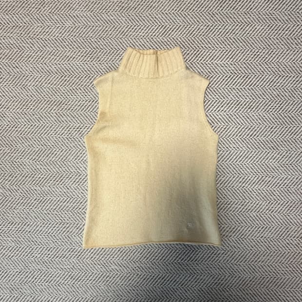 BURBERRY BLUE LABEL woman wool knit vest