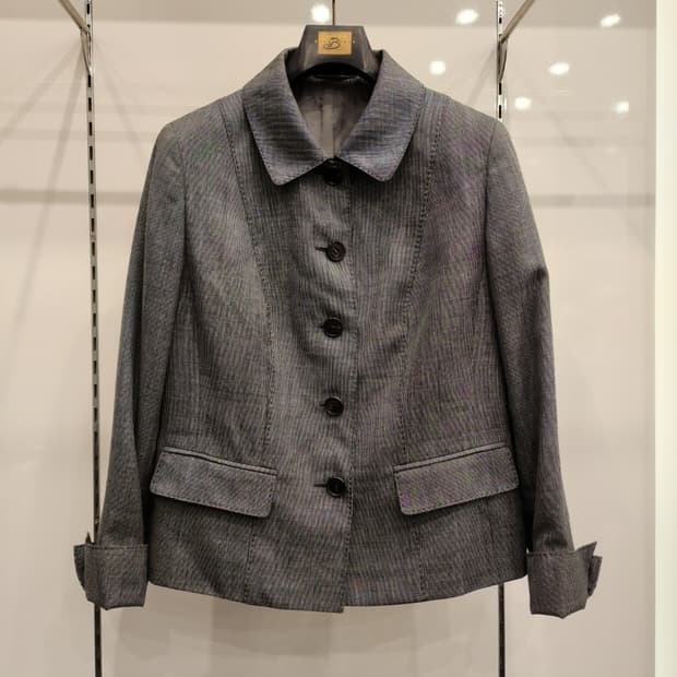 버버리 스트라이프 여성쟈켓