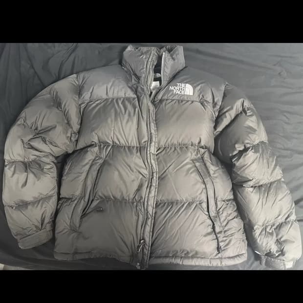 [L] 급처 마지막 가격 노스페이스 센터로고 눕시 그레이