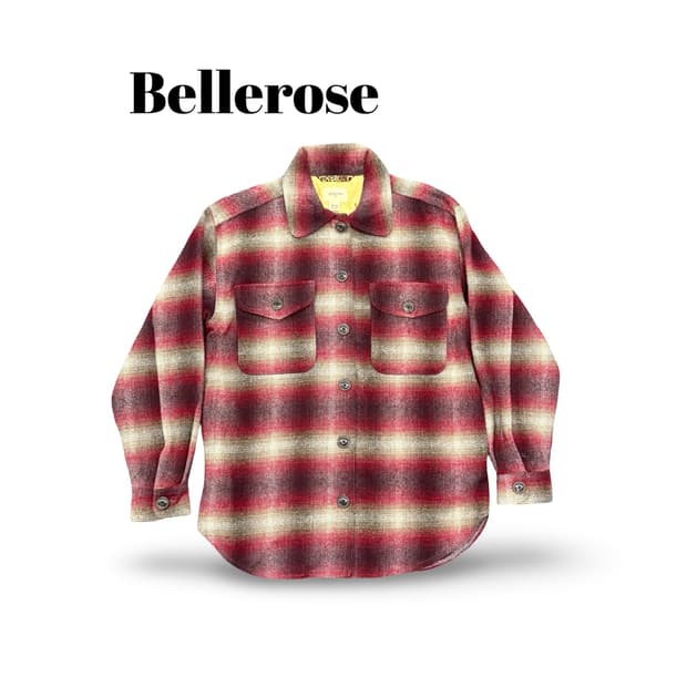 (85)Bellerose 체크웨스턴셔츠