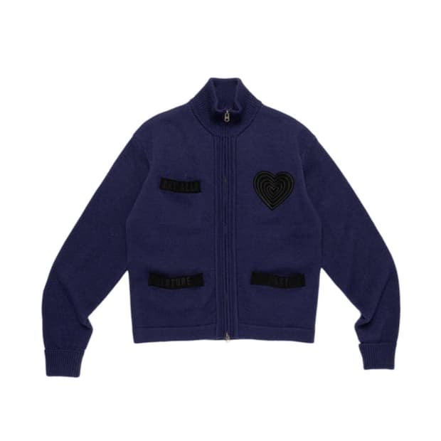 [새상품] 휴먼메이드 니트 집업