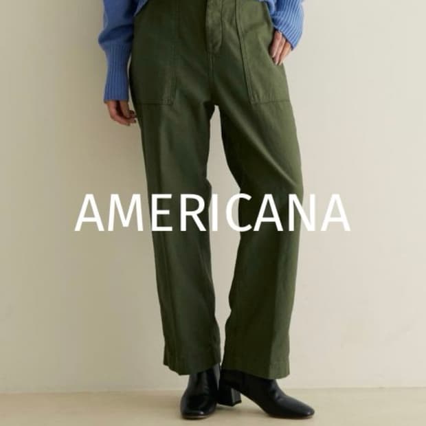 (여성S)Americana 아메리카나 베이커팬츠