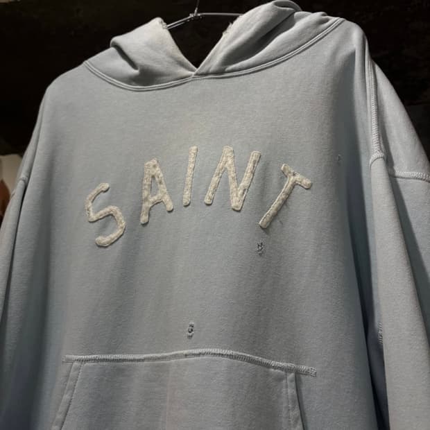 SAINT MICHAEL 세인트 미카엘 펠트 후드 XL