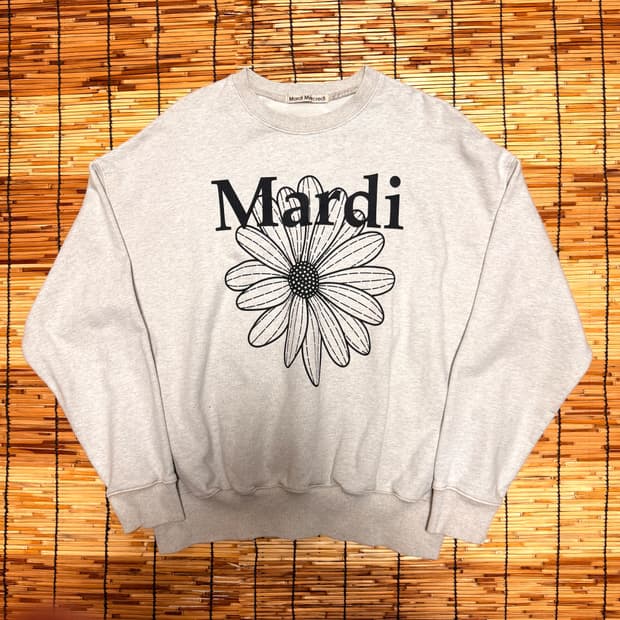 마르디 그레이 플라워 맨투맨 L