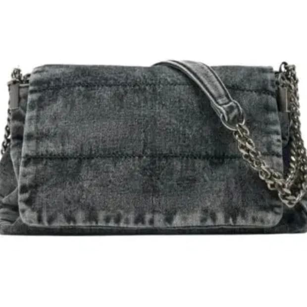 자라 락플립 데님 백 유나 가방 