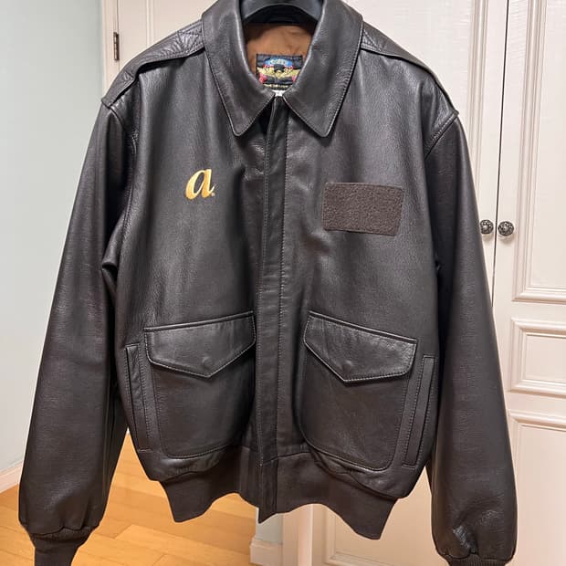 Cooper A-2 Goat leather jacket M-LONG