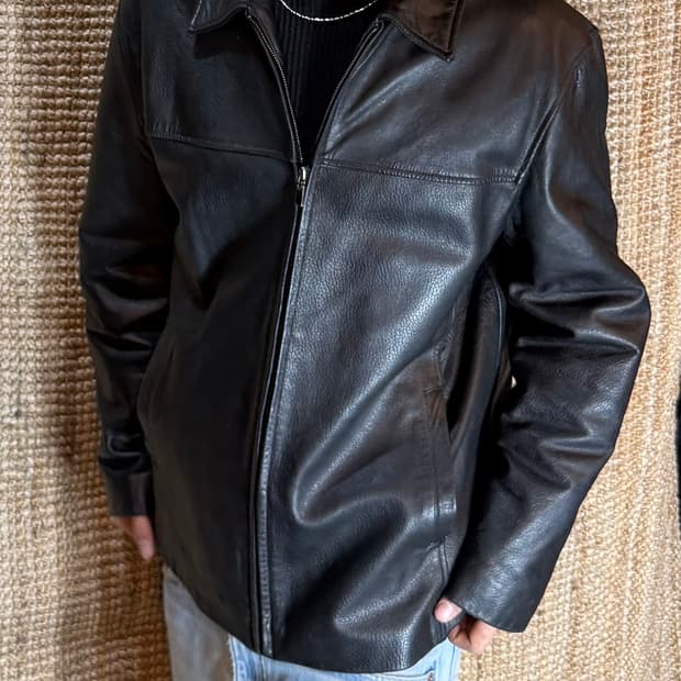 빈티지 양가죽 레더자켓