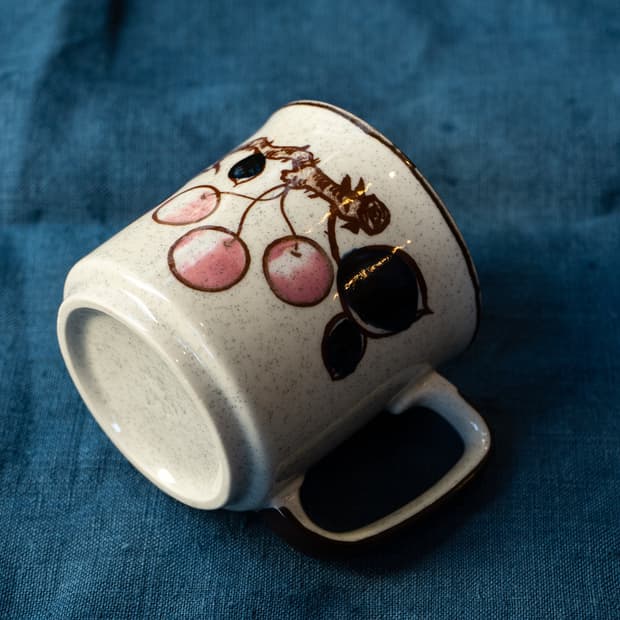 빈티지 오타기리 머그컵 Vintage Otagiri Fruit Mug