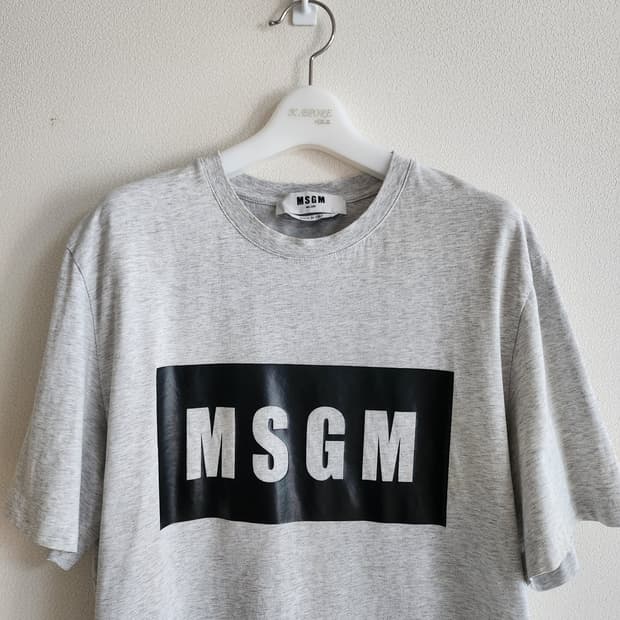 MSGM 로고반팔티셔츠 (L