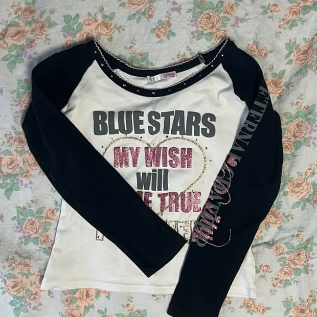 빈티지 갸루 나그랑 티셔츠